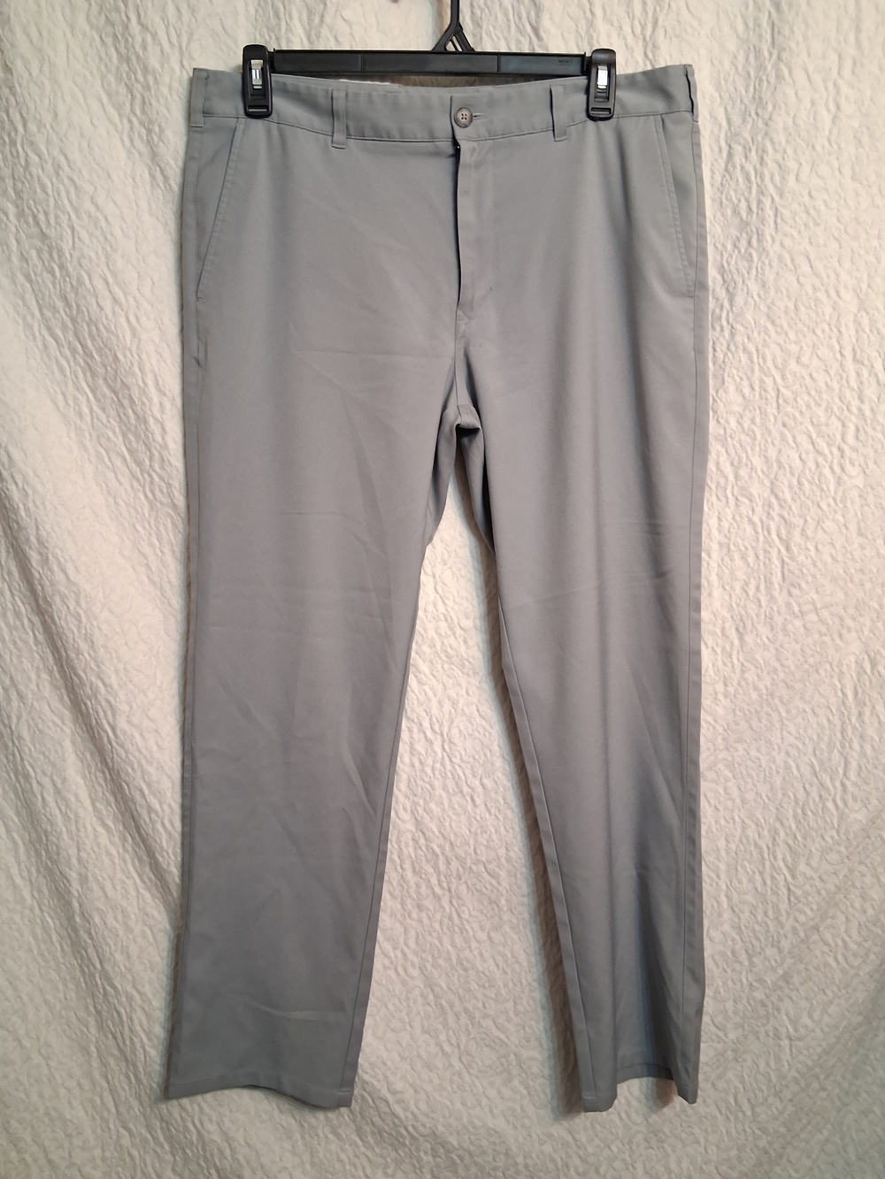 Mizzen+Main Light Gray Stretch Dress Pants